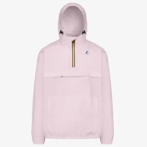 Leon - Packable Quarter Zip Rain Jacket in Pink Intense