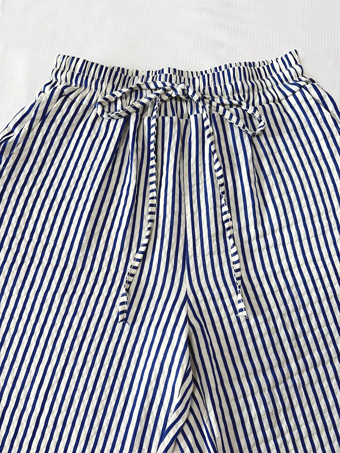 🌟 Drawstring Striped Elastic Waist Pants 🌟