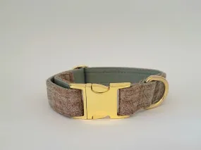 Abraham Moon Ingleton Natural Luxury Dog Collar