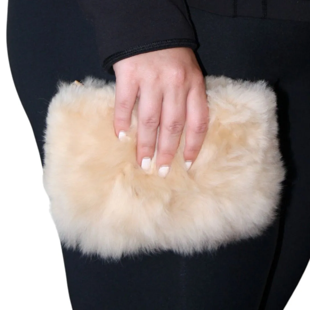 Alpaca Fur Clutch Purse