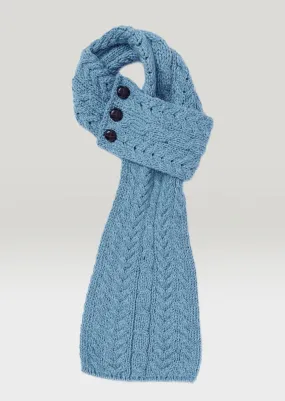 Aran Loop Scarf | Mist Marl