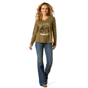 Ariat Ladies AG Heritage Military Heather T-Shirt 10052547