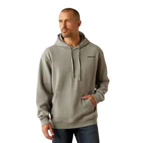 Ariat Men's Bold Hex Grey Heather Hoodie