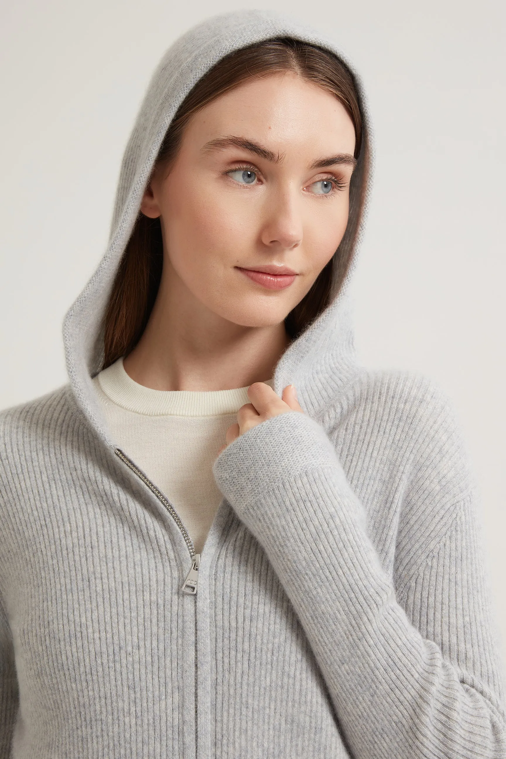 Asteria Ribbed Hoodie