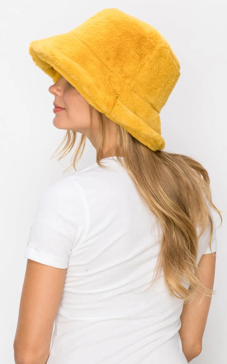 AT350 Faux Fur Fleece Cozy Hat