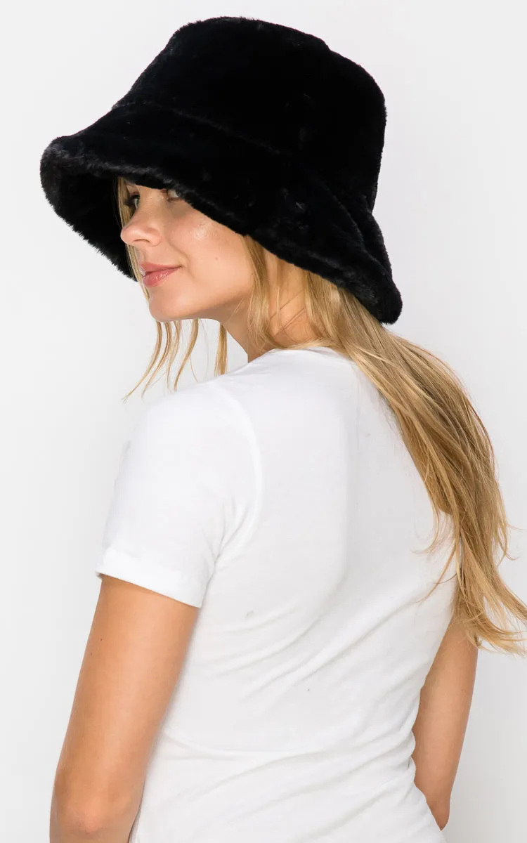 AT350 Faux Fur Fleece Cozy Hat