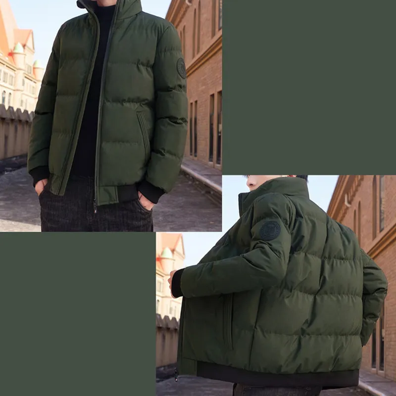 Autumn Winter Short Cotton Jacket Cotton-padded Jackets Thicken Parkas