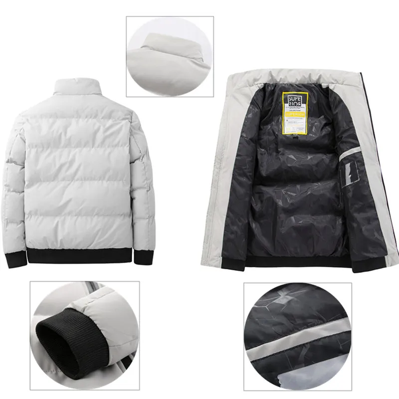 Autumn Winter Short Cotton Jacket Cotton-padded Jackets Thicken Parkas