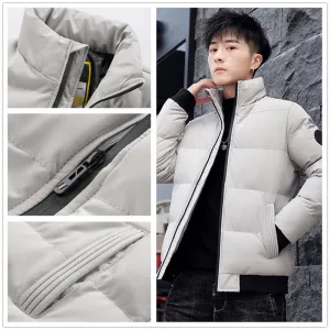 Autumn Winter Short Cotton Jacket Cotton-padded Jackets Thicken Parkas