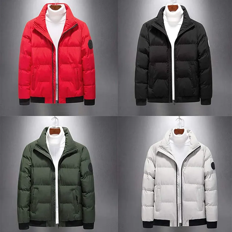 Autumn Winter Short Cotton Jacket Cotton-padded Jackets Thicken Parkas