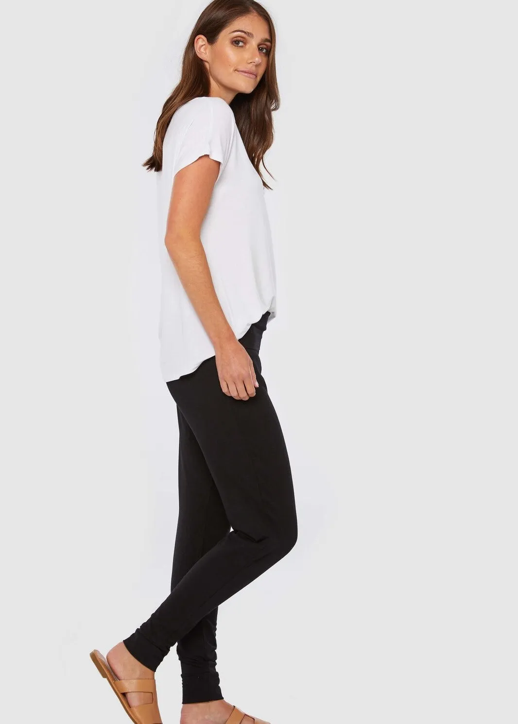 Bamboo Slouch Pant  - Black