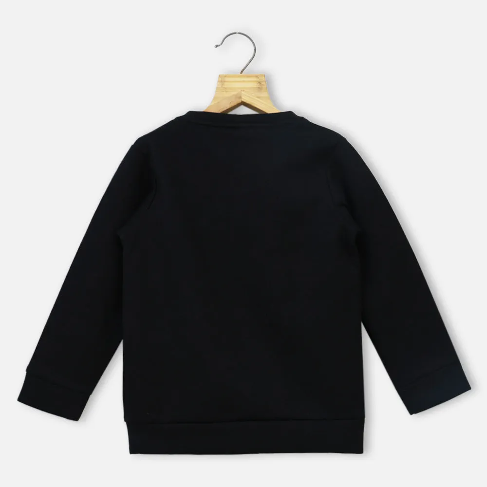 Black Full Sleeves T-Shirt