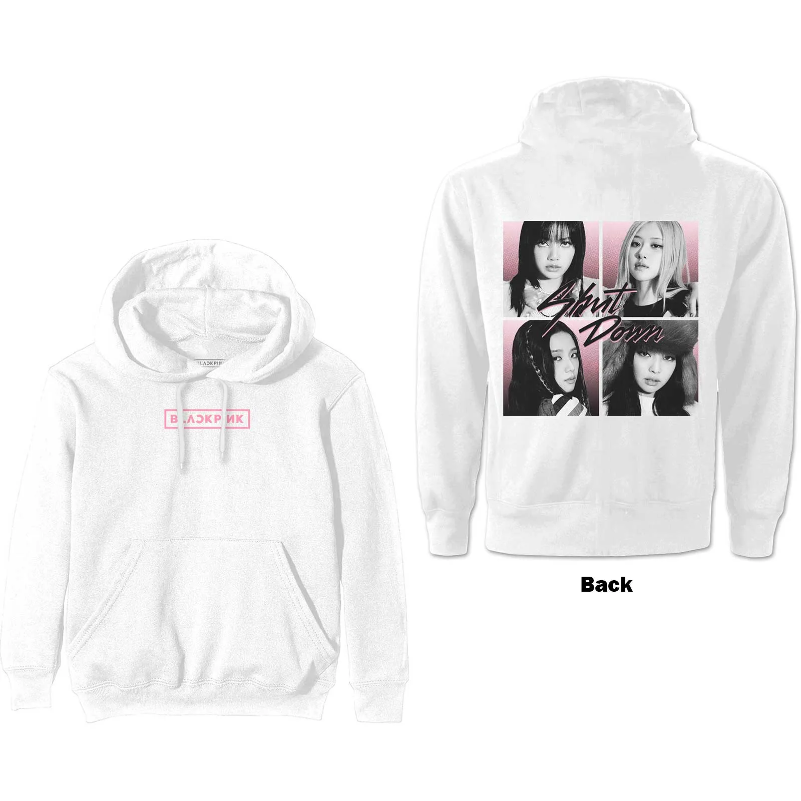 Blackpink Pullover Unisex Hoodie - Shut Down Photo Grid