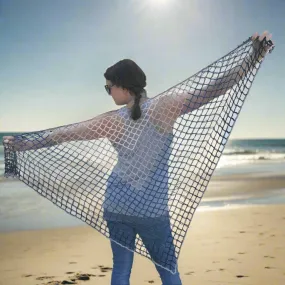 Blue Jay Lattice Shawl - Crochet Pattern