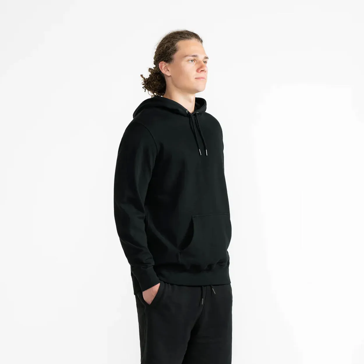 BRJ  Prince- Organic Pima French Terry Hoodie // BLACK - Luxury Hoodie