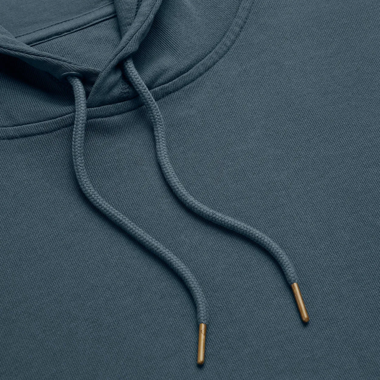 BRJ  Prince- Organic Pima French Terry Hoodie //   STEEL BLUE - Luxury Hoodie