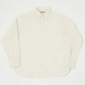 Buzz Rickson's Chambray Work Shirt - White