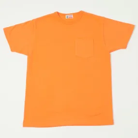 Buzz Rickson's Loopwheel Pocket Tee - Orange