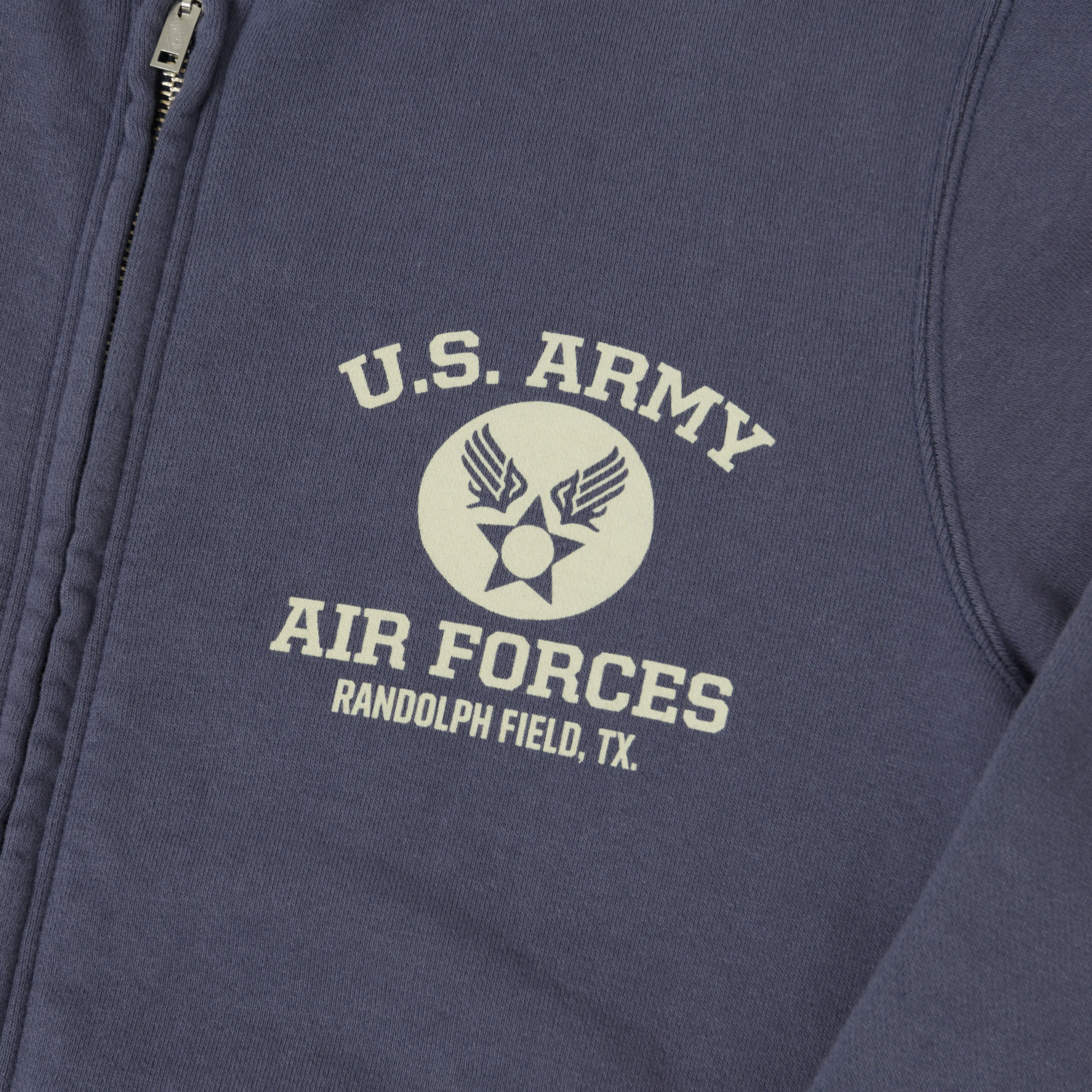 Buzz Rickson's U.S. Army Air Forces Zip Sweatshirt - Navy