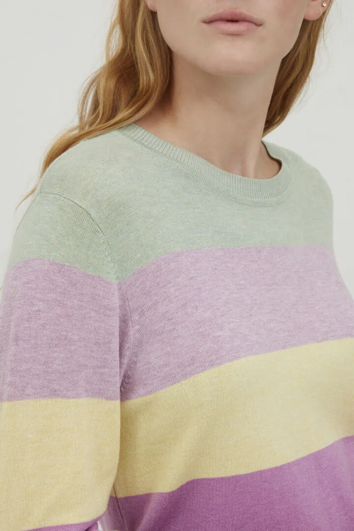 Byoung Bymmpimba Jumper In Crocus Stripe