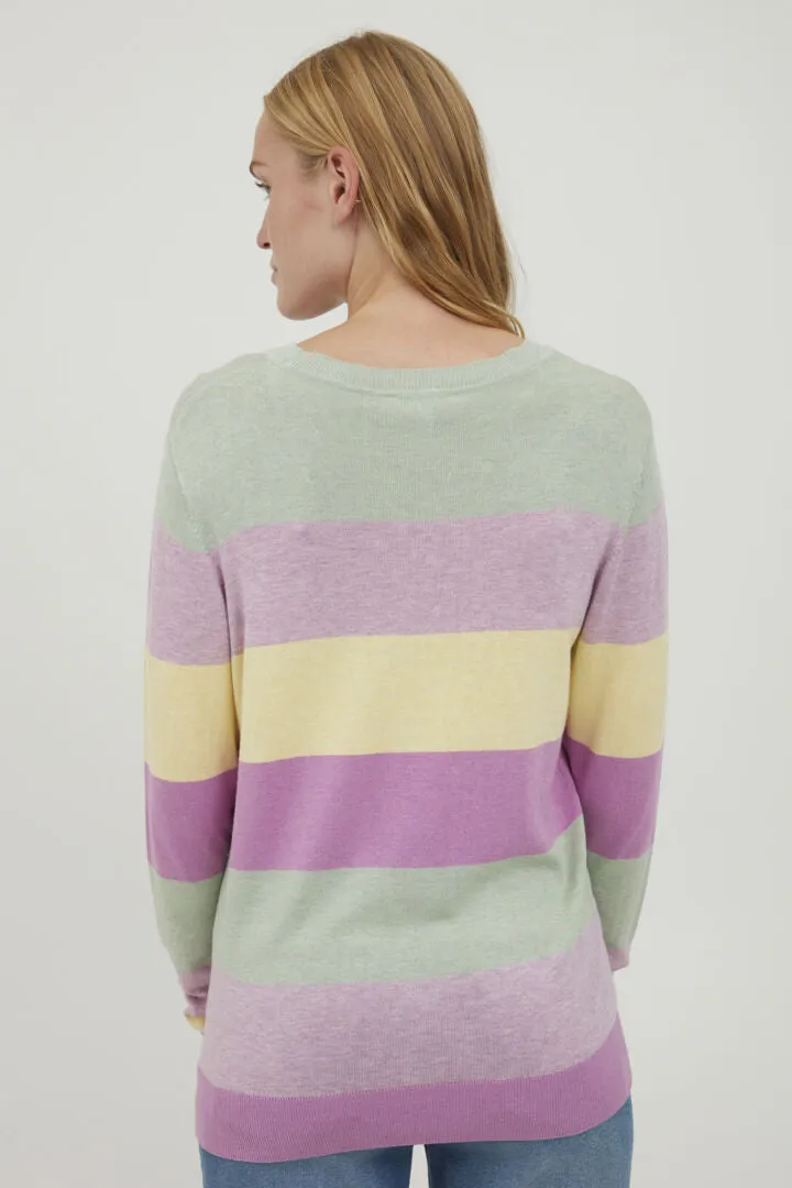 Byoung Bymmpimba Jumper In Crocus Stripe