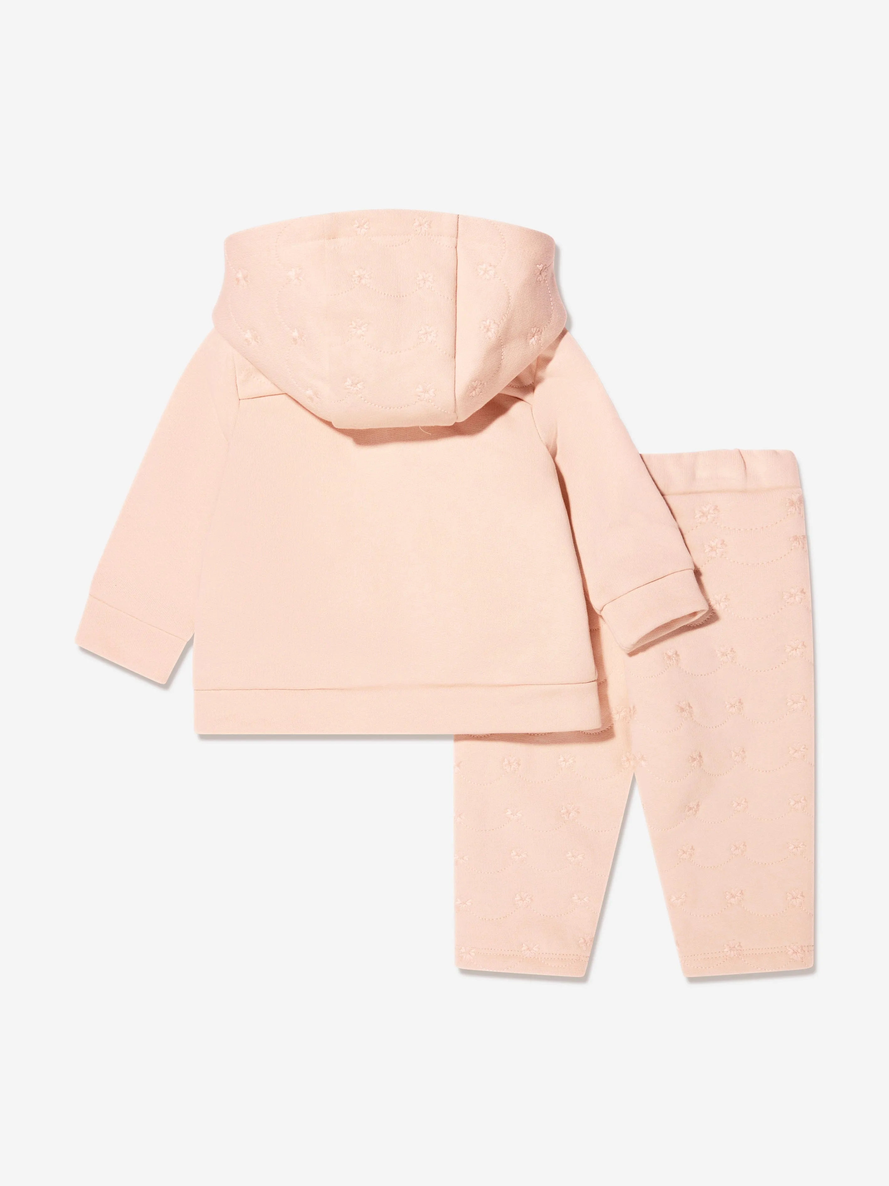 Chloé Baby Girls Flower Tracksuit in Pink