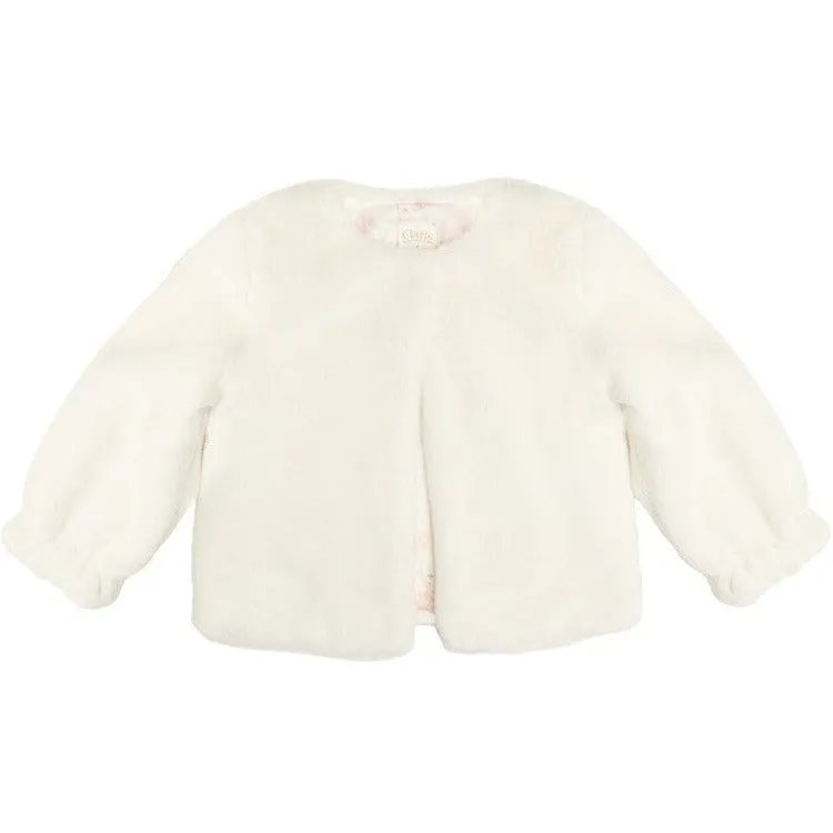 Claris Faux Fur Jacket-size 5 Years