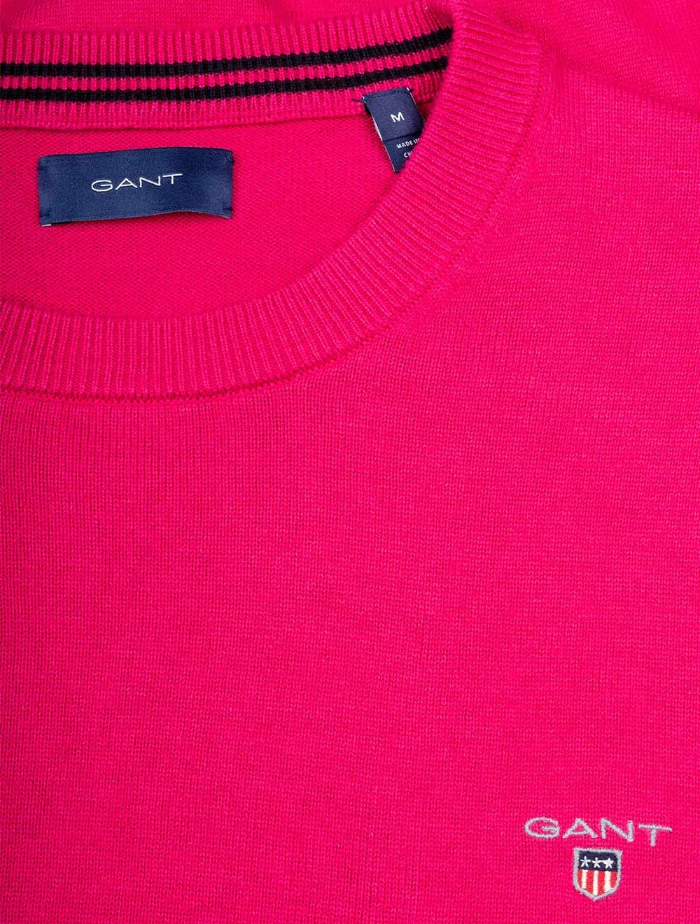 Classic Cotton C-neck Cyklamen Melange