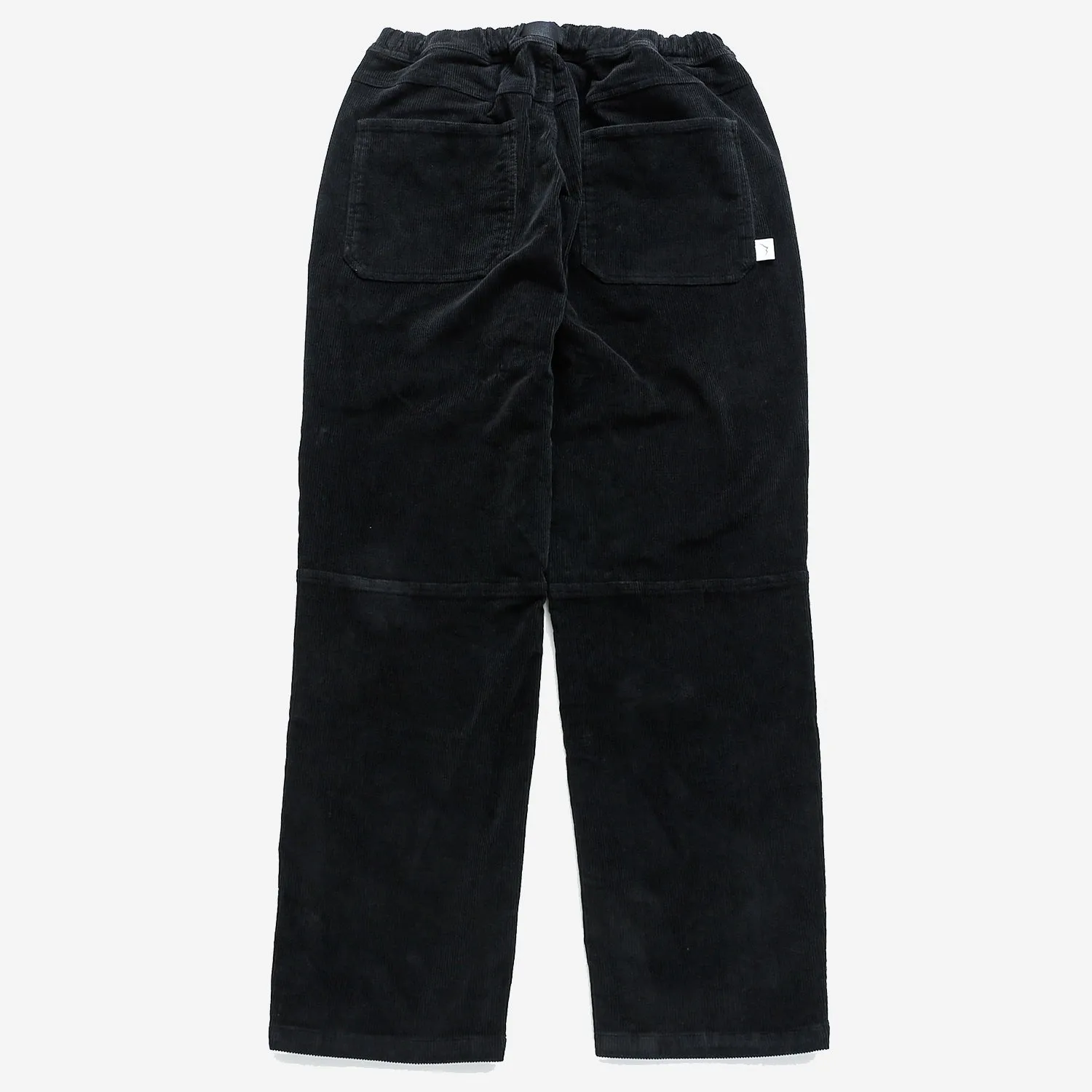 Corduroy Active Straight Pants - Black