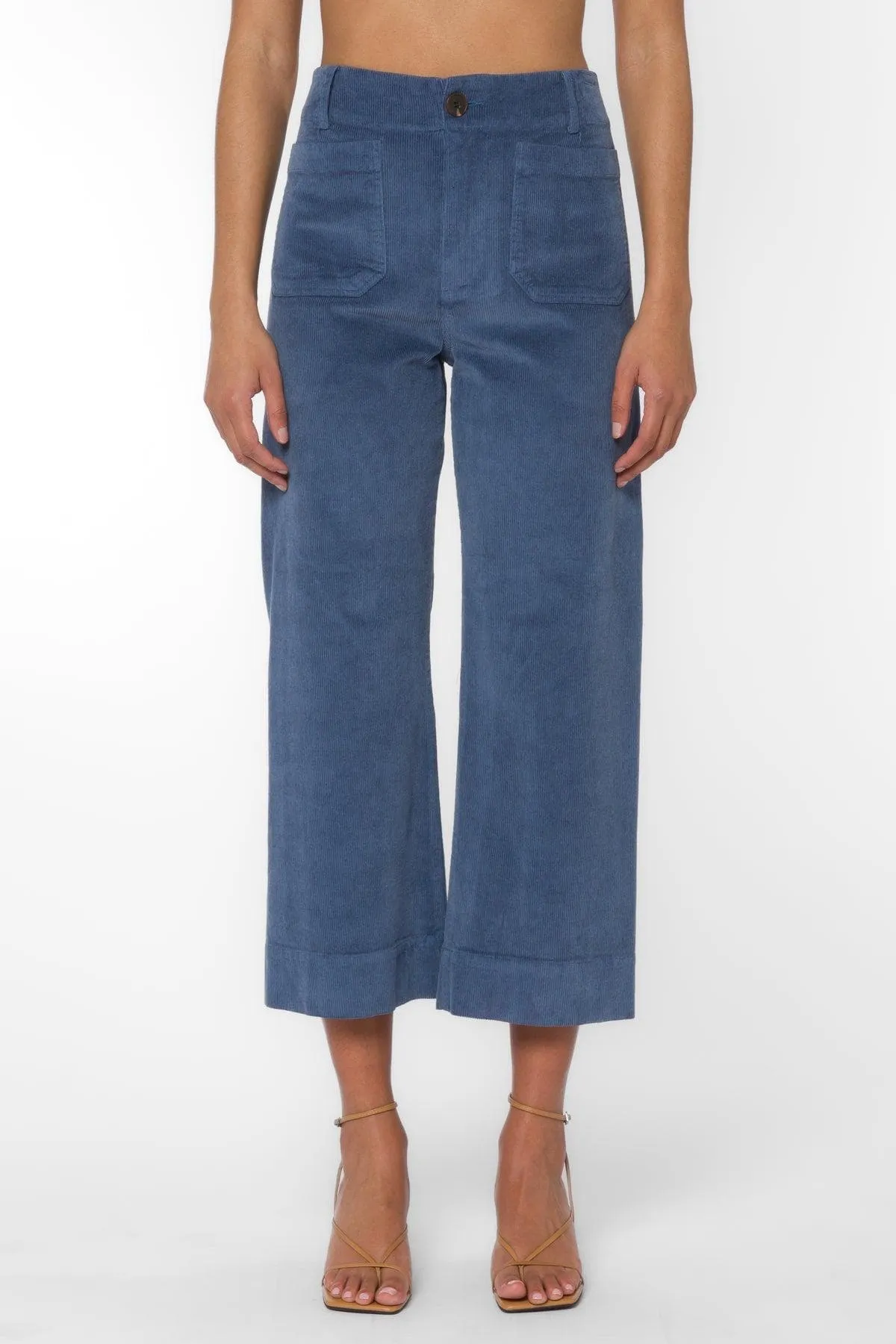 Corduroy Blue Pants