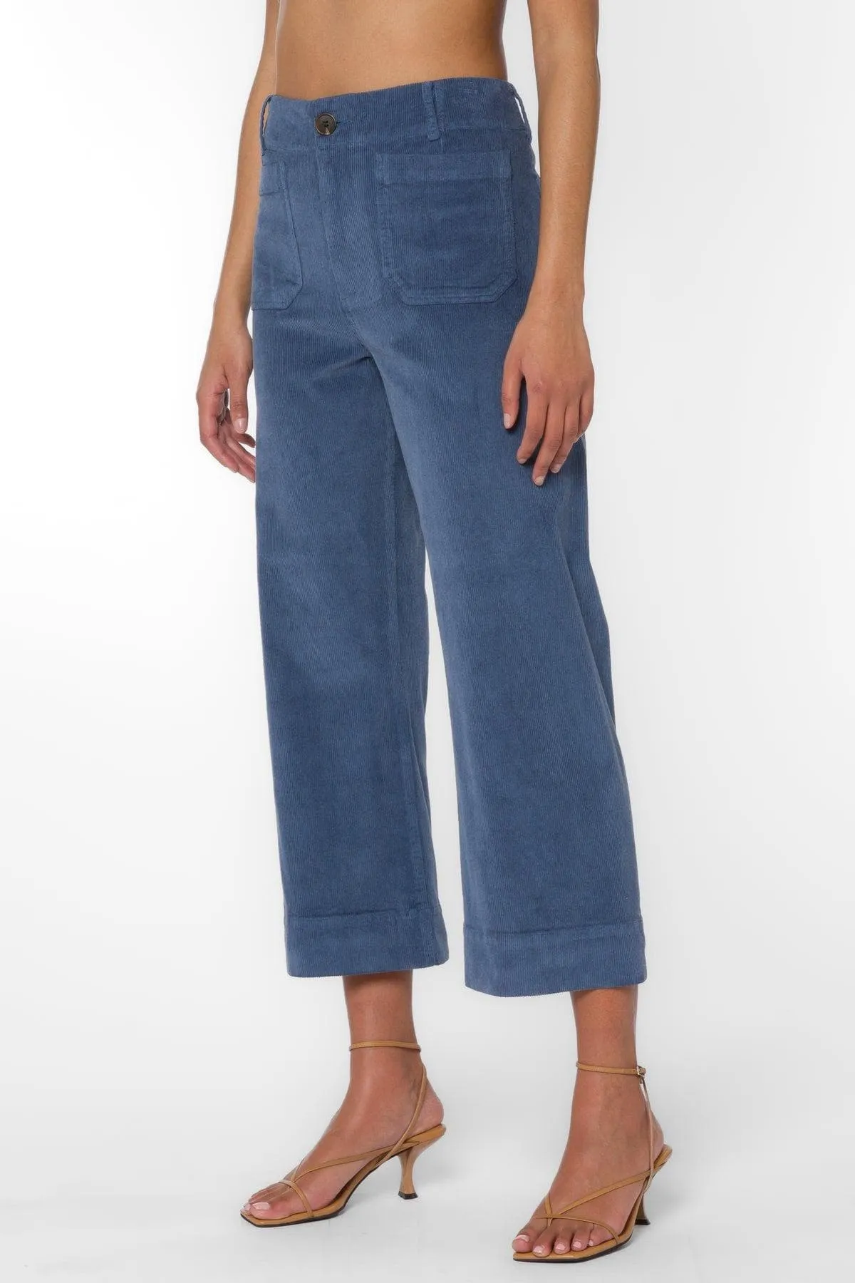 Corduroy Blue Pants