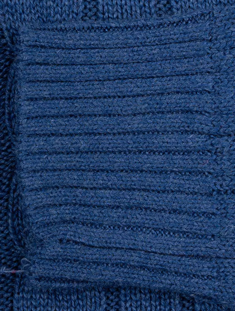 Cotton Cable Sweater Navy