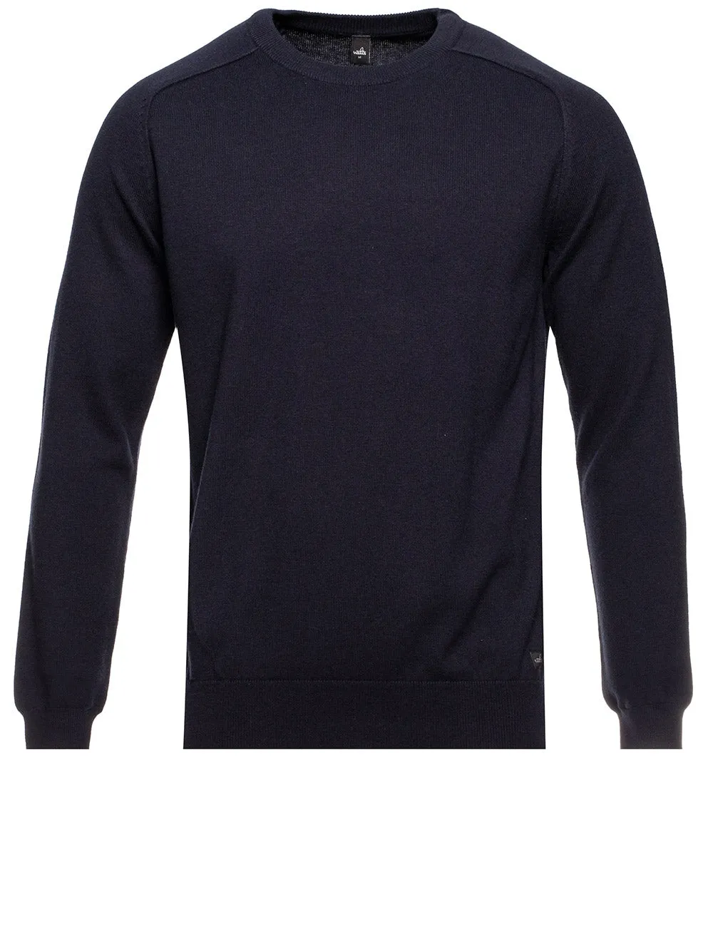 Cotton Cashmere Pullover Navy Blue