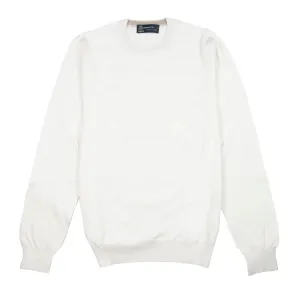 Cream Cashmere & Cotton Crewneck