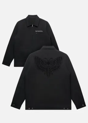 Death Moth Canvas Jacket Black