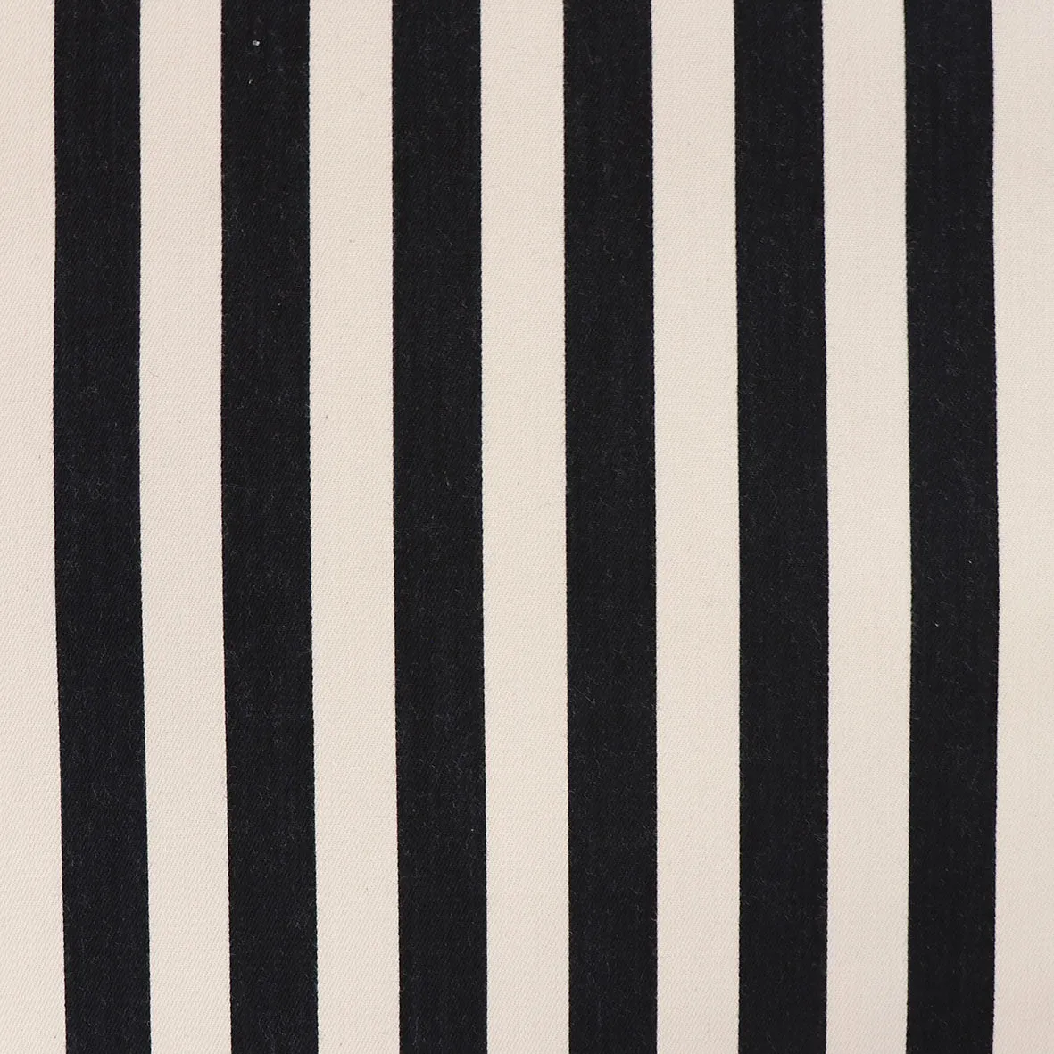 Denim 9oz Stretch - Black & Ivory Stripe