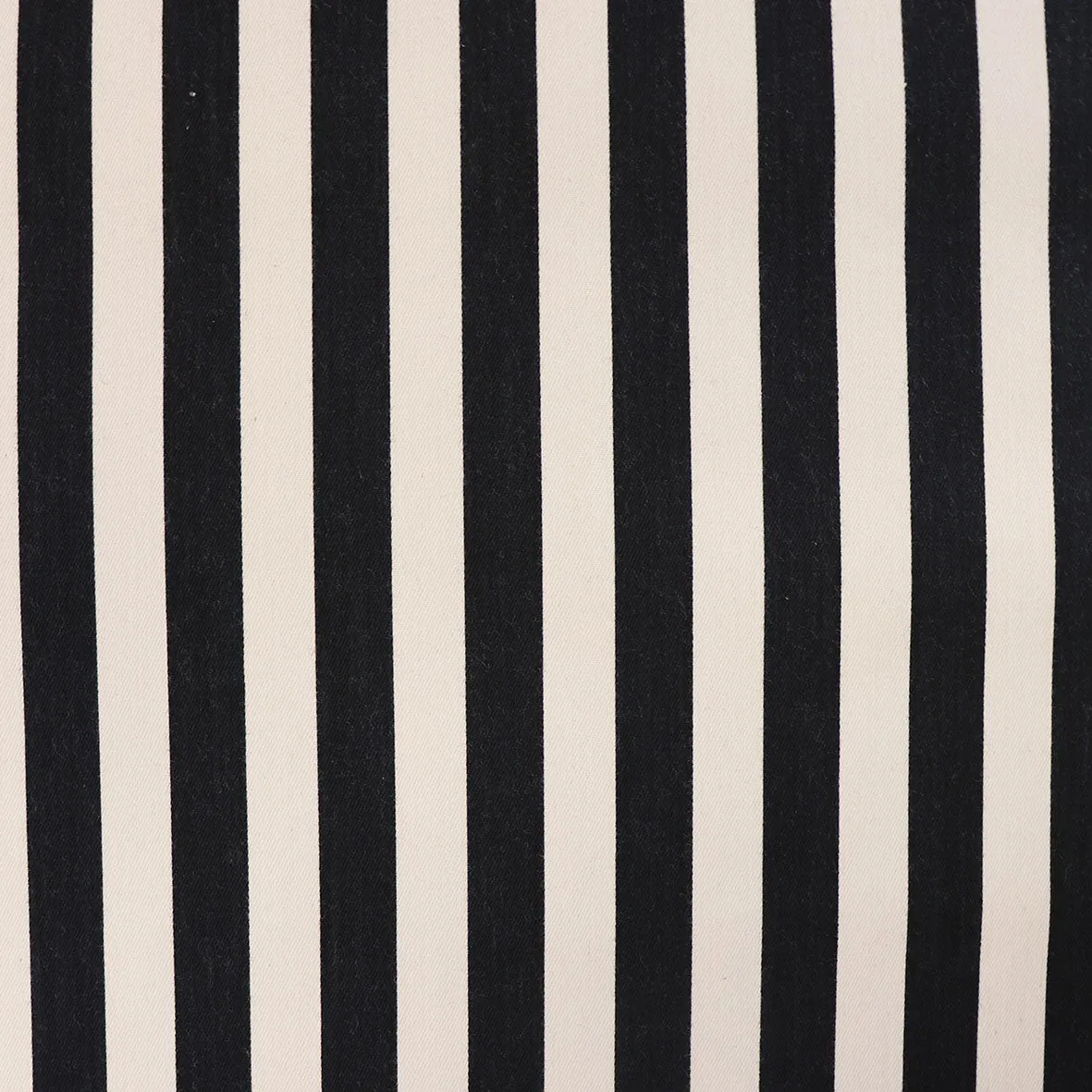 Denim 9oz Stretch - Black & Ivory Stripe