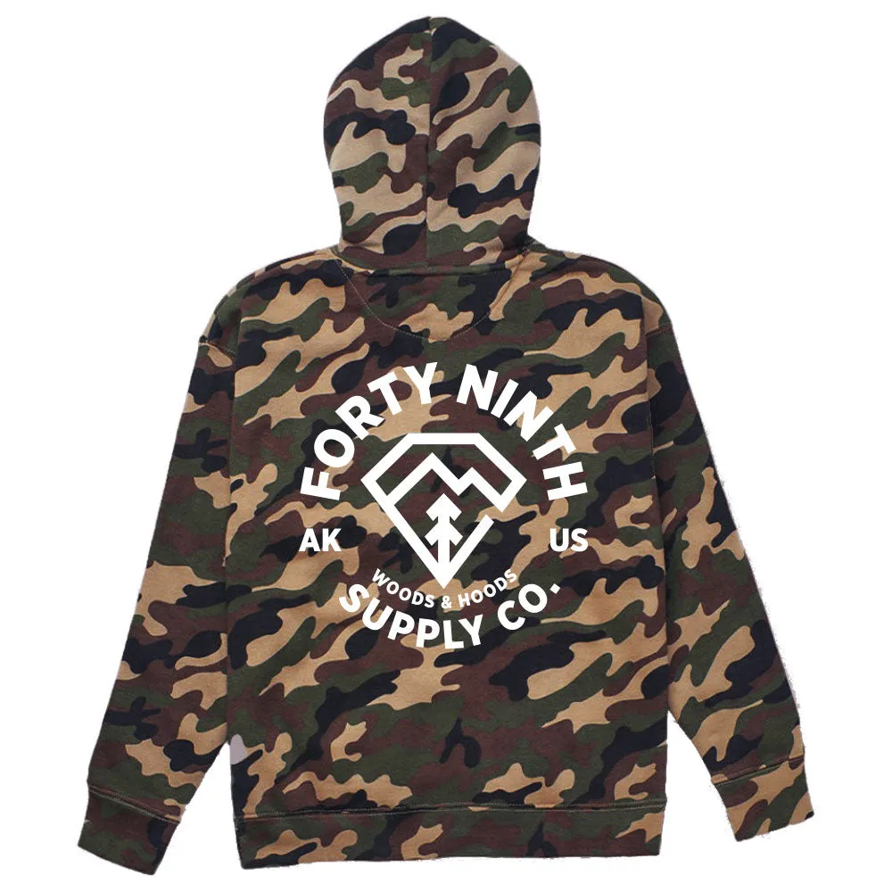 Diamond and Woods Camo Hoodie