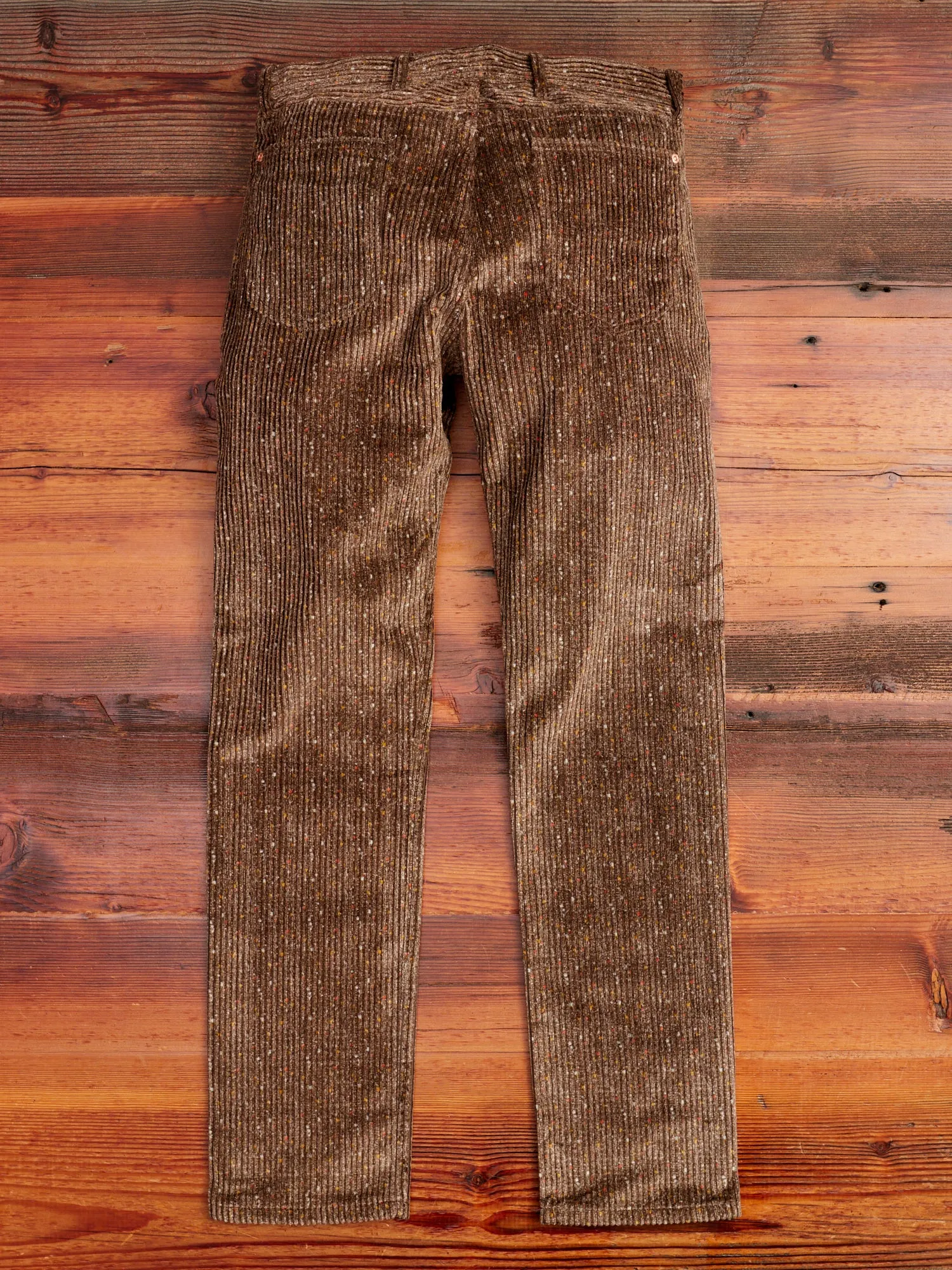 Donegal Corduroy Five Pocket Trousers in Rustic Brown