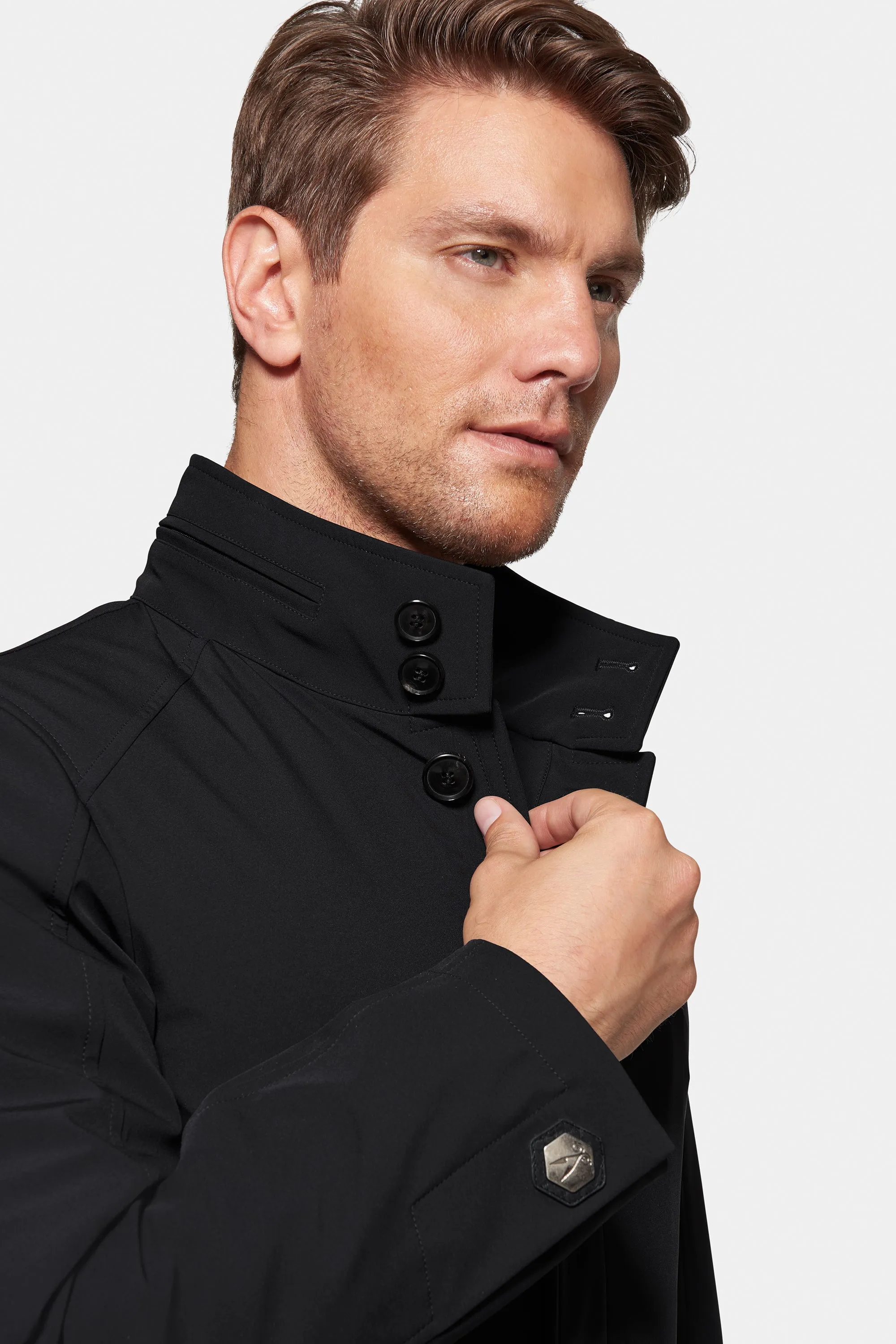 Down Lined Traveler Coat Black