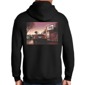 Electric Classic Cars DeLorean - Unisex Black Hoodie