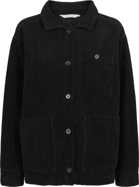 Ellie Corduroy Jacket - Stretch Limo Black