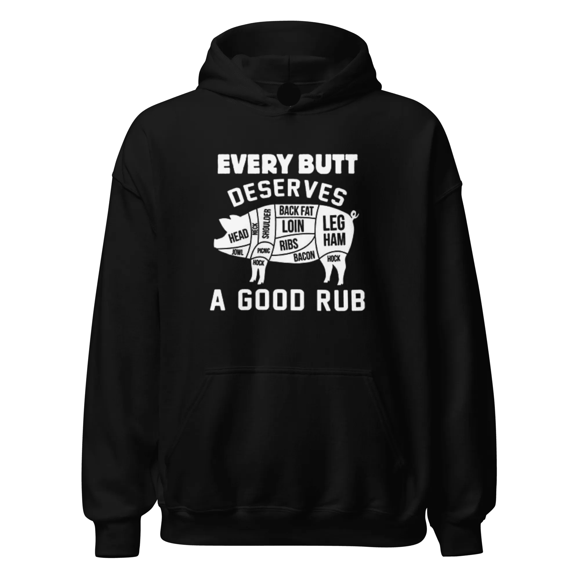 Every Butt Needs A Good Rub Blended Cotton Midweight Unisex Pullover