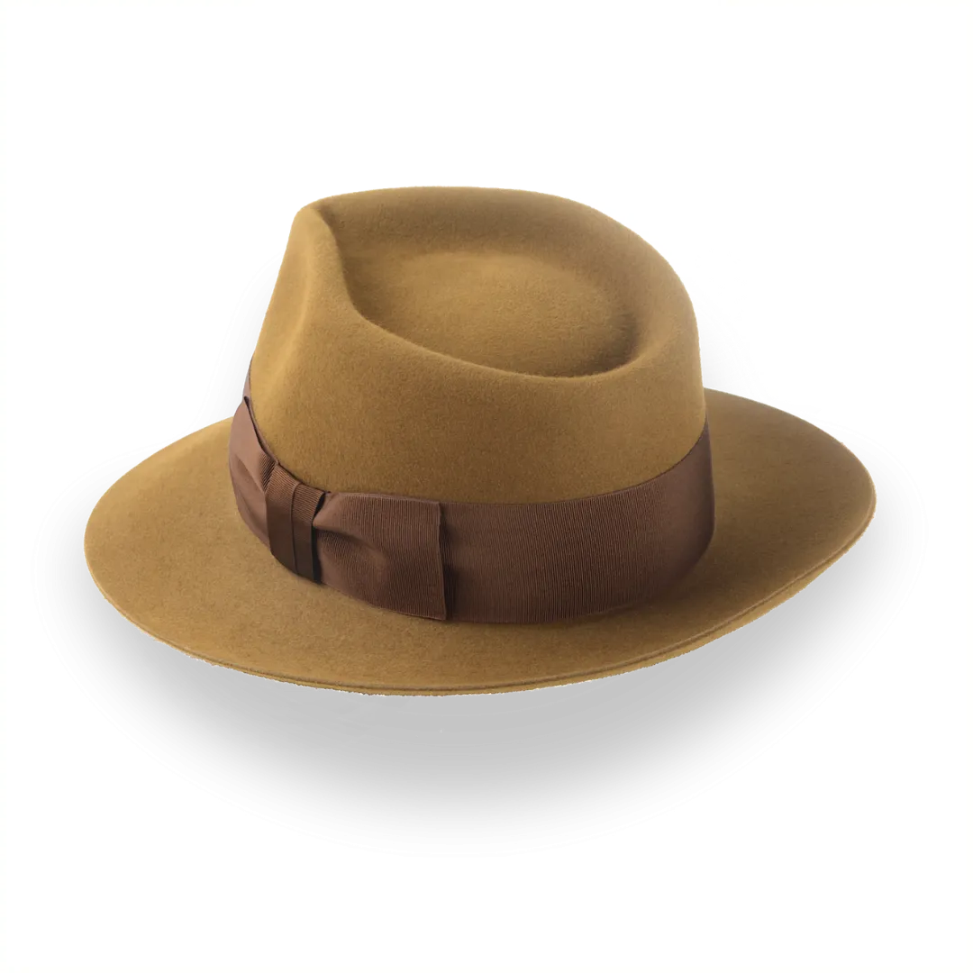 Exquisite 1940s Inspired Luxury Men's Fedora  | The Shadows