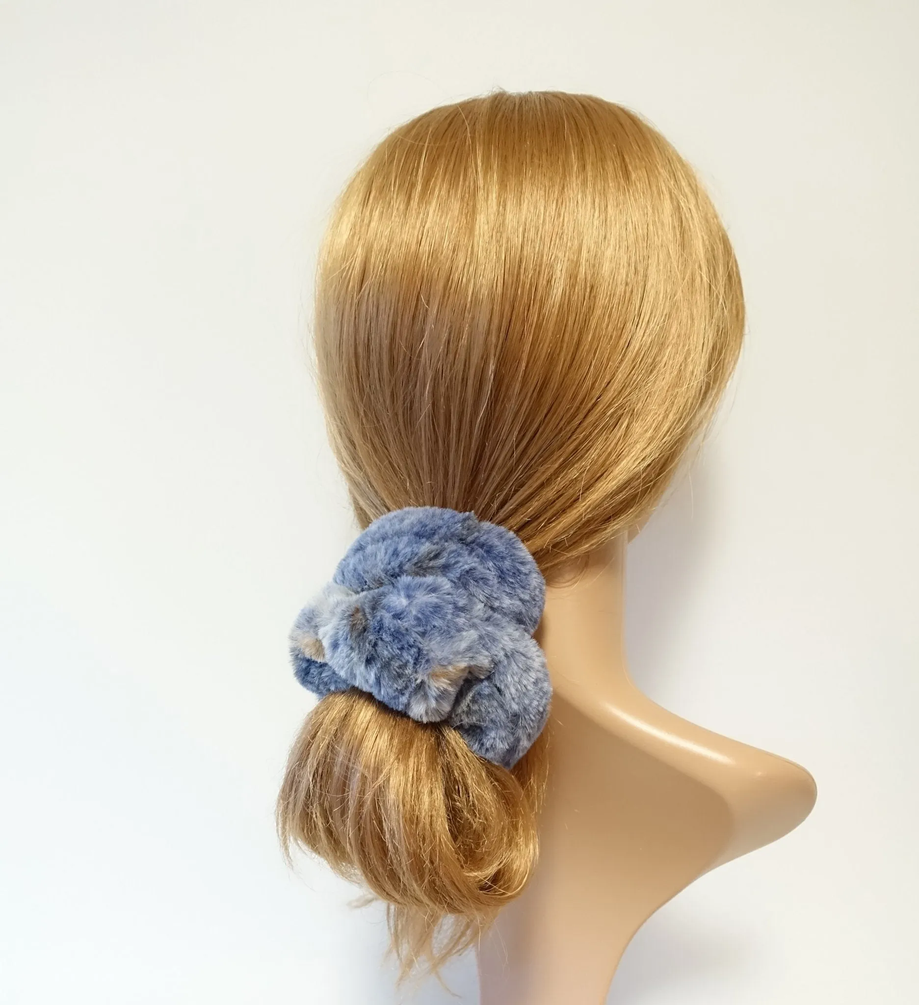 fabric faux fur soft hair scrunchies large hair scrunchie for women