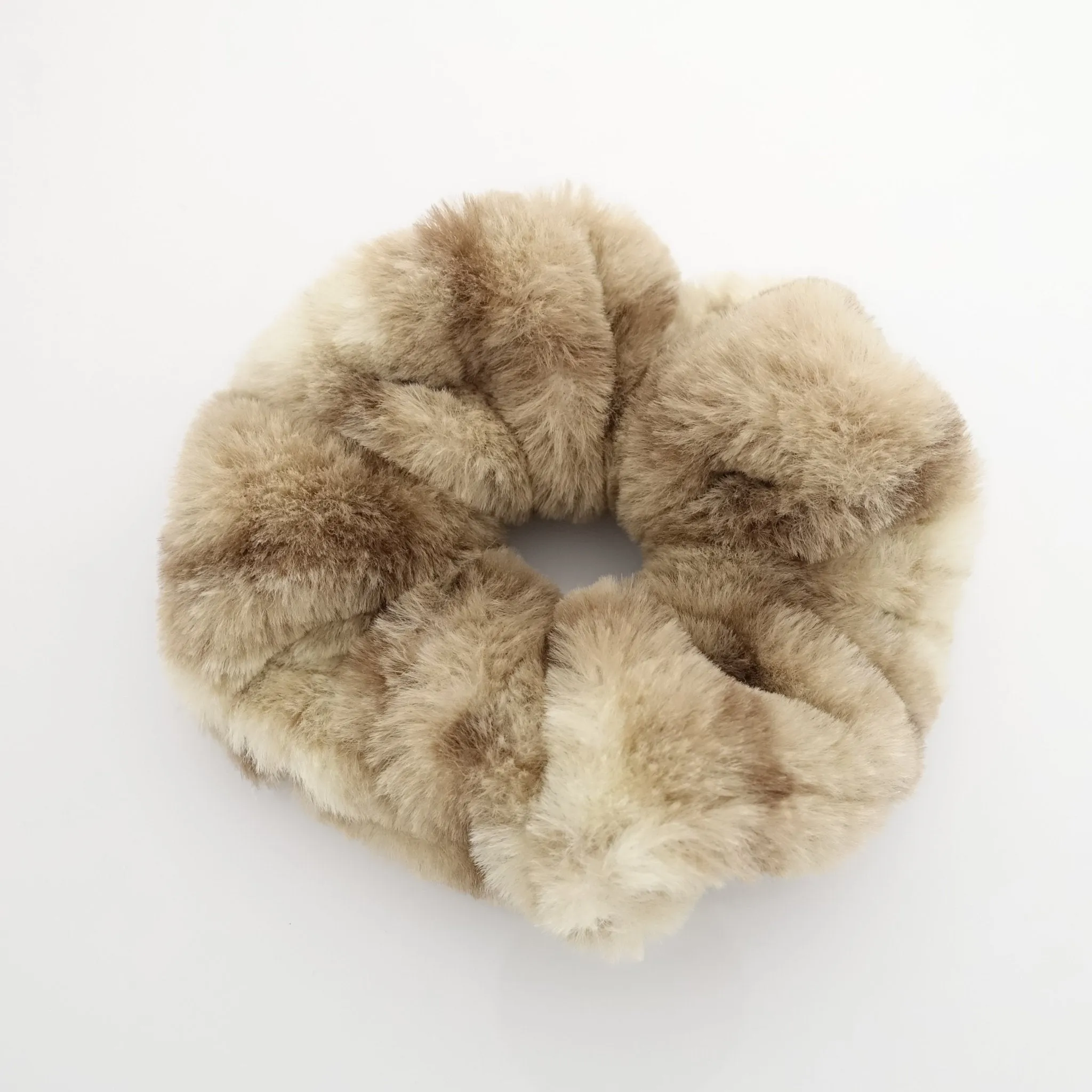 fabric faux fur soft hair scrunchies large hair scrunchie for women