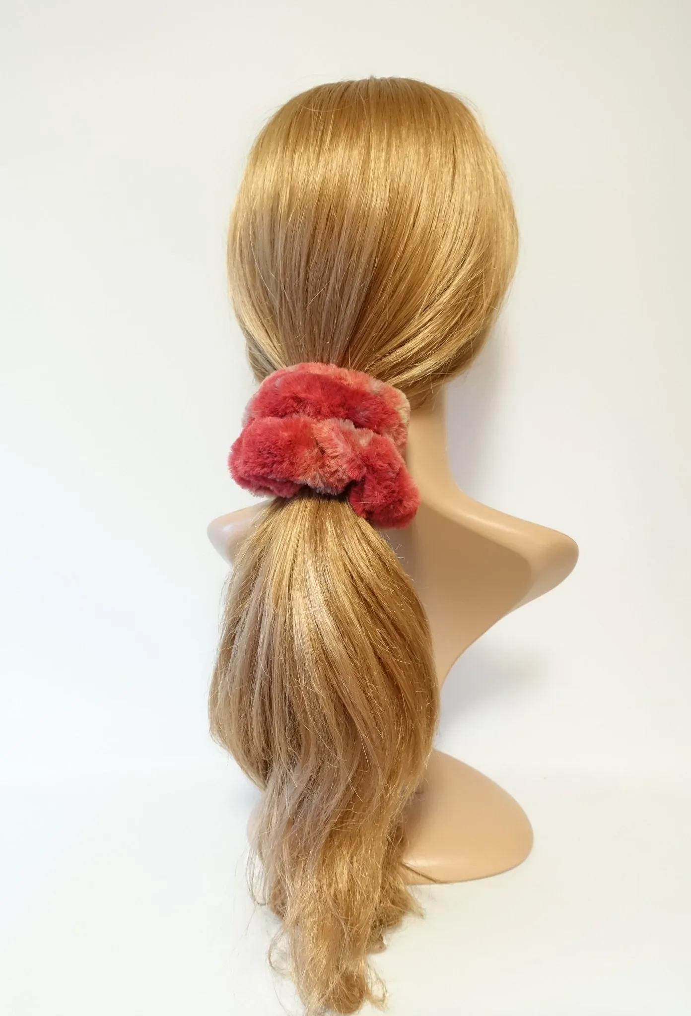 fabric faux fur soft hair scrunchies large hair scrunchie for women