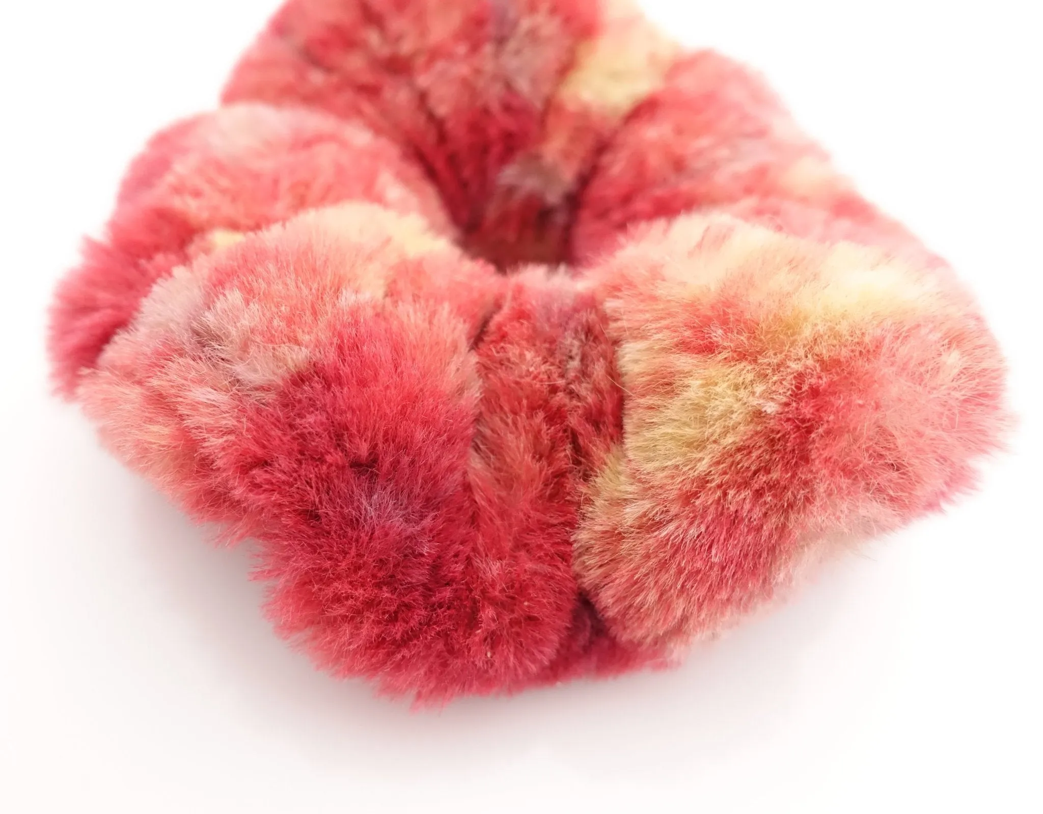 fabric faux fur soft hair scrunchies large hair scrunchie for women