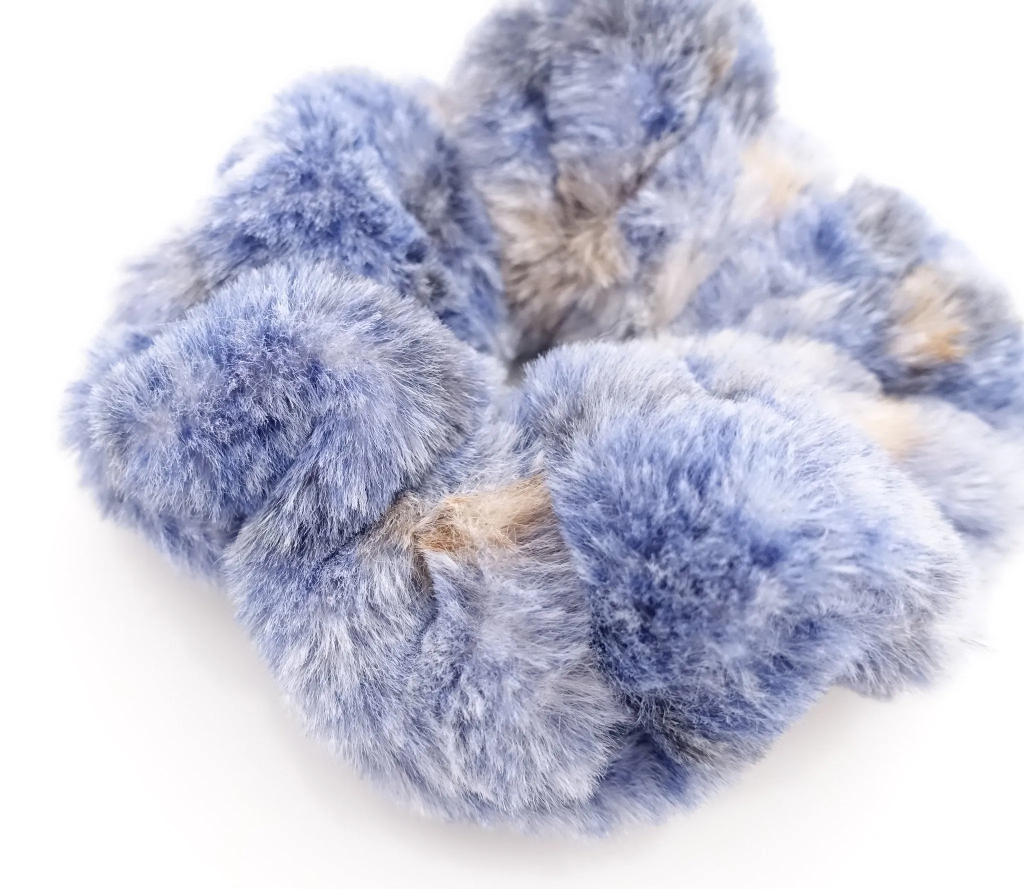 fabric faux fur soft hair scrunchies large hair scrunchie for women