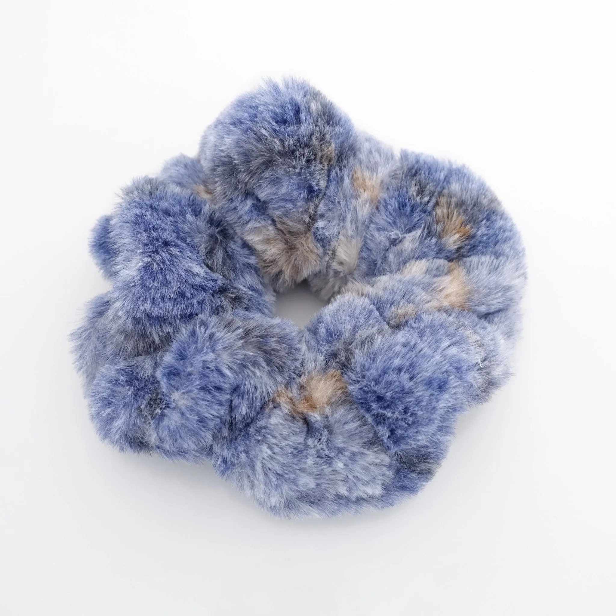 fabric faux fur soft hair scrunchies large hair scrunchie for women